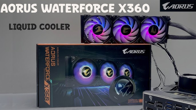 GIGABYTE AORUS Waterforce 360 Komplett-Wasserkühlung, ARGB