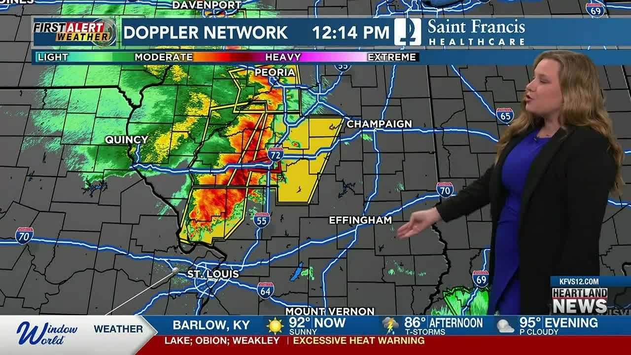 First Alert: Tracking scattered thunderstorms - YouTube