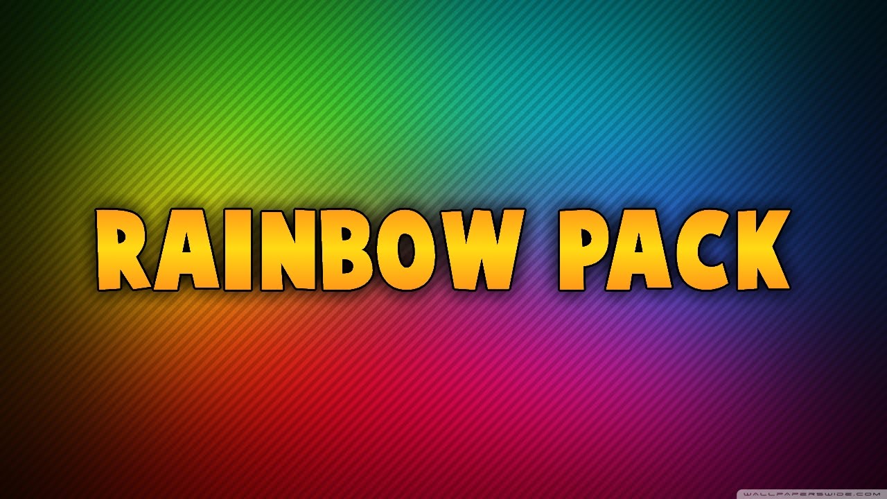 [Minecraft] Rainbow Resource Pack Release YouTube
