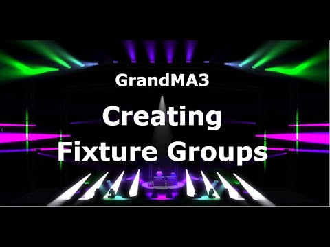Creating Fixture Groups in GrandMA3