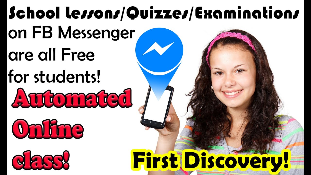 School Lesson, Quiz, Exam Accessible Thru FB Messenger on Cellphone Free data Internet  Manychat.com