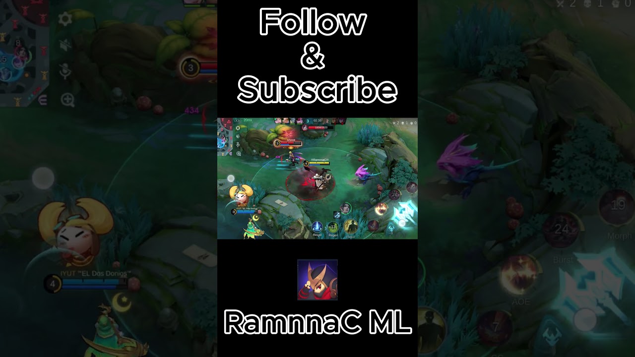 RamnnaC ML UNSTOPPABLE PHARSA in Mythic Rank 73 One Shot Build 2025 