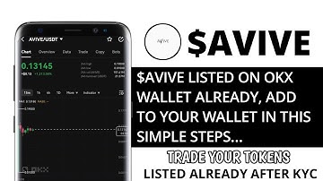 How To Add $Avive Token To OKX Wallet | Vdrops Update