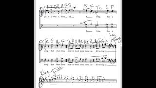 Tenor 1 Score Study Dance from Invocation and Dance