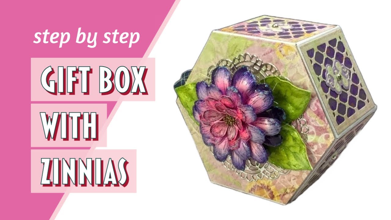 A Treasured Gift Box with Zinnias for Your Heartfelt Creations