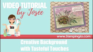 Creative Background with Tasteful Touches