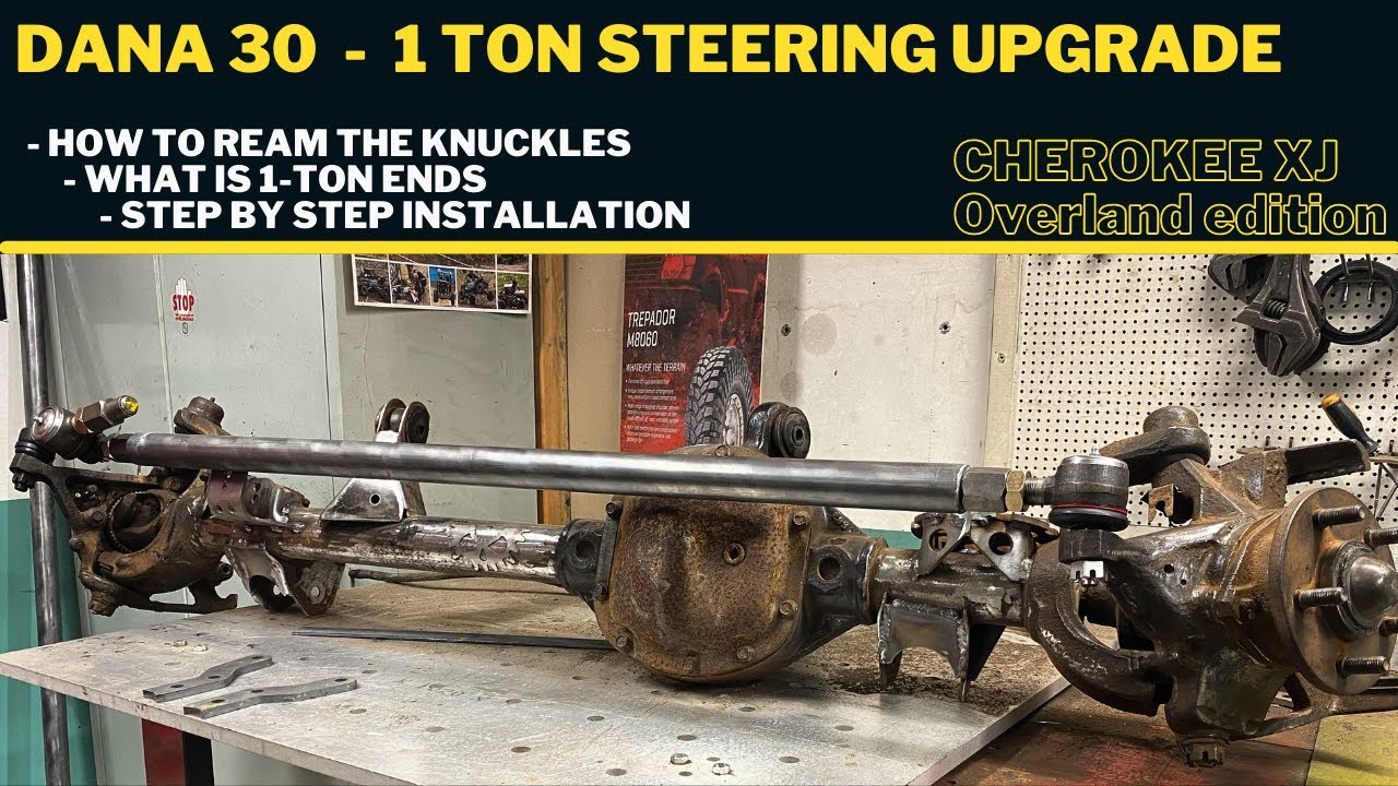 Dana 30 DIY 1 ton OTK steering setup! YouTube