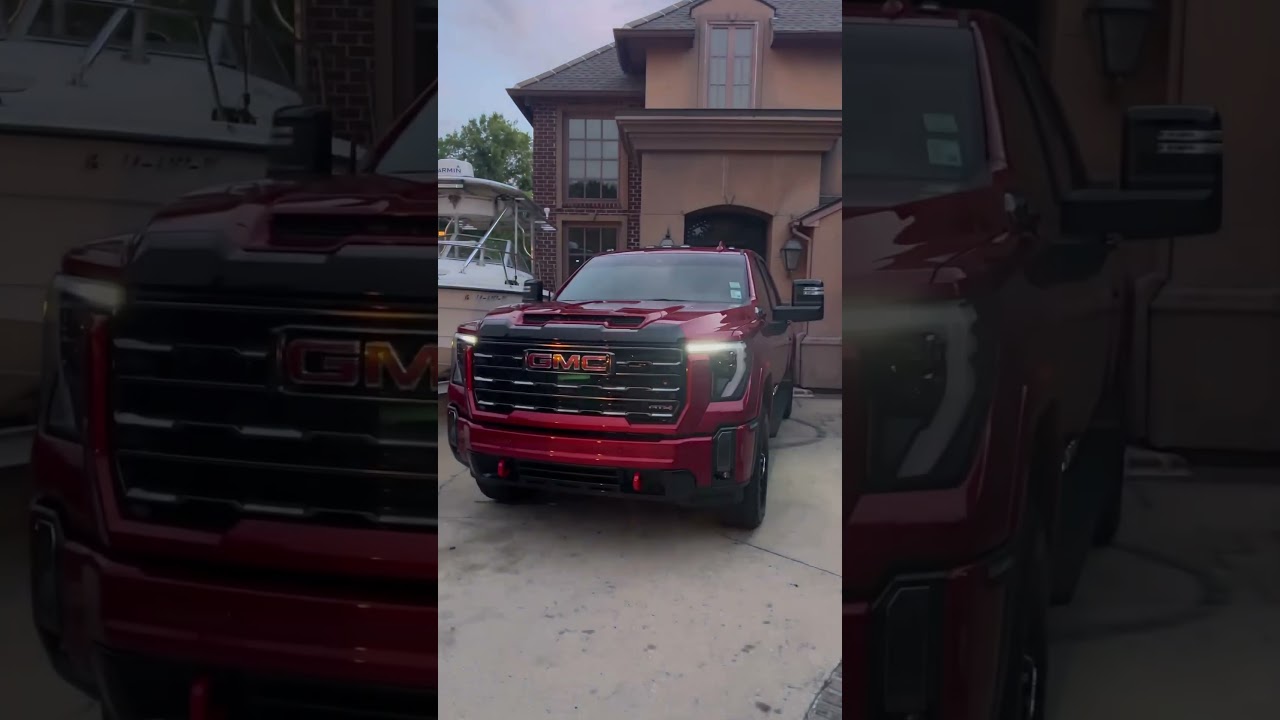 2024 GMC Sierra 2500 At4 sequential headlight start up.