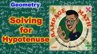 Solving for the Hypotenuse
