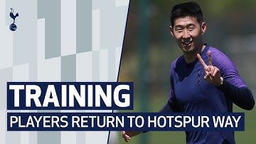 TRAINING | SPURS PLAYERS RETURN TO WORK AT HOTSPUR WAY