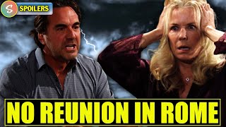 Ridge still rejects Brooke after their kiss, no reunion in Rome | Bold and the Beautiful Spoilers