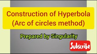 Arc of circles method for drawing hyperbola
