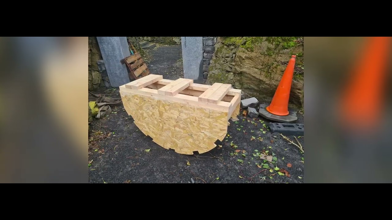Cut Stone Arch Installation - YouTube