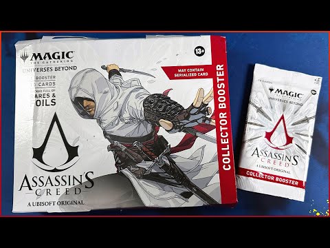 assassin's creed mtg collector booster box Magic: The Gathering - | 12 Collector Boosters (10 Cards in Each Pack) mtg assassin's creed collector booster