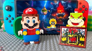 Lego Mario Learns the Truth! 🎨 Will Bowser Jr. Be Happy?☝️Legendary battle🔥 #legomario