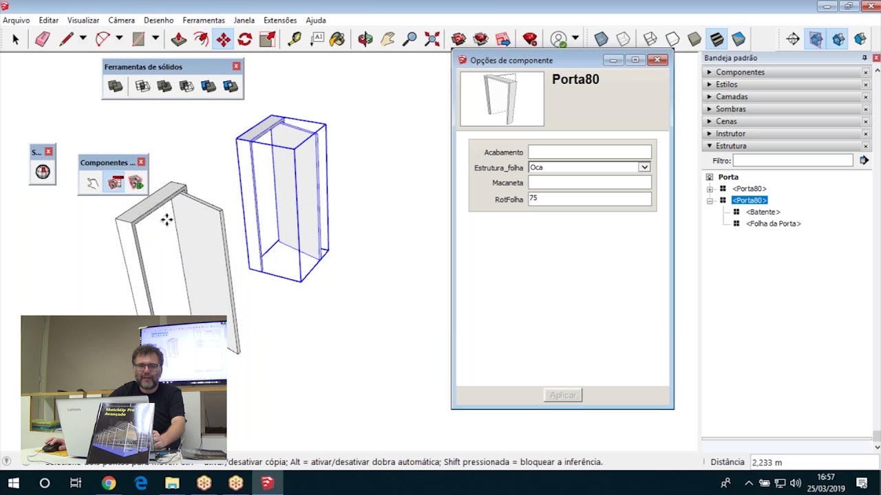 Como Otimizar Seus Componentes No Sketchup Componentes Dinâmicos 1011
