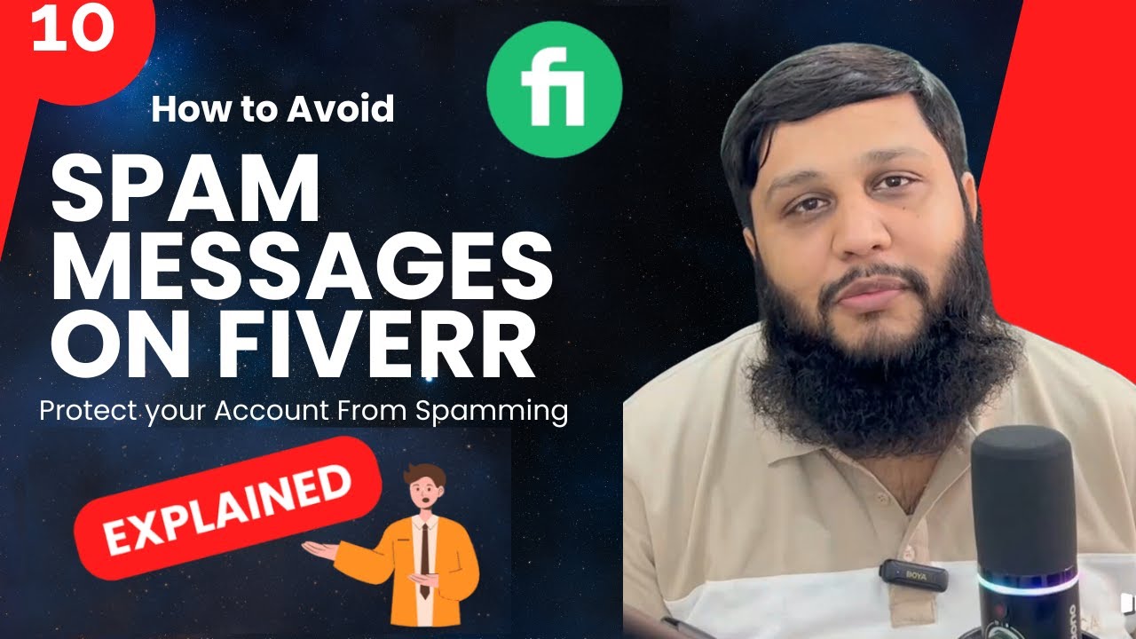 Spam Messages on Fiverr- How to protect your Account from Spamming hacking