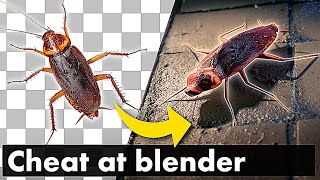 Turn 2D images into Animated 3D Models - Cheat at Blender Tutorial screenshot 2