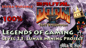 Brutal Doom 2 TNT: Evilution - Level 23: Lunar Mining Project