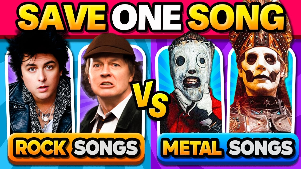 ROCK vs METAL: 2 SONGS vs 2 SONGS 🎵 | Music Quiz 2026