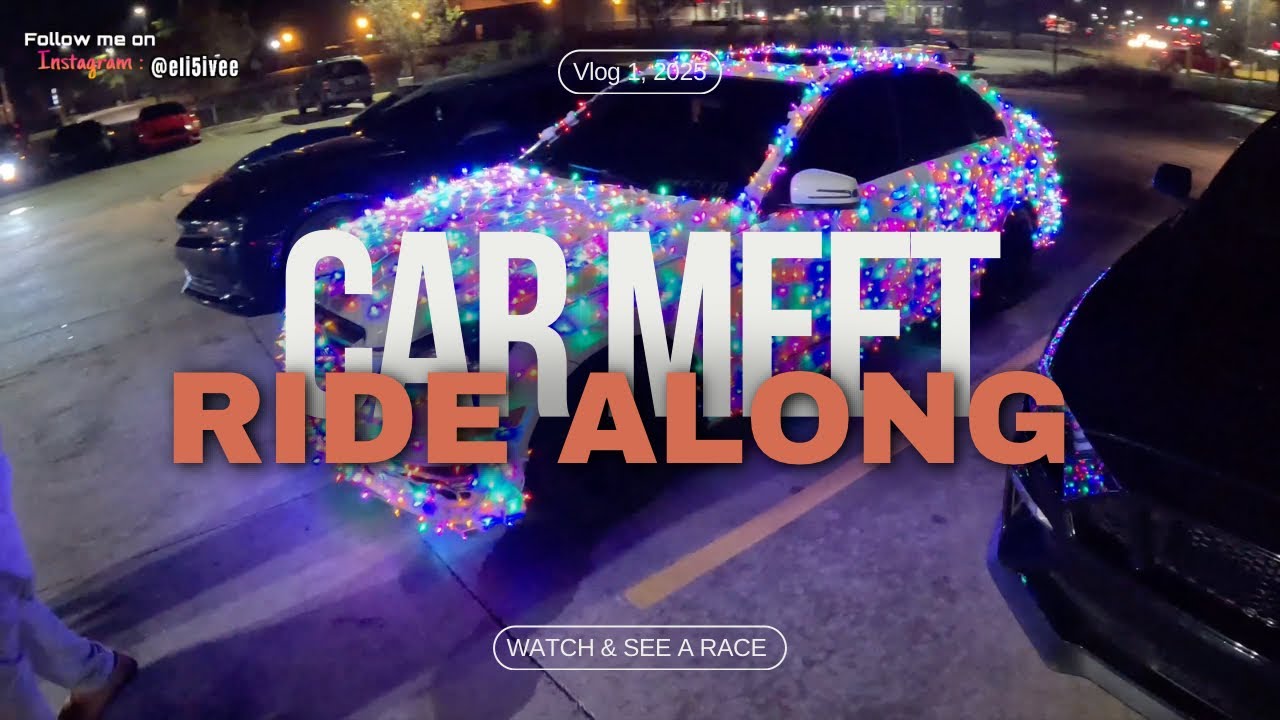 THEY HAD WHAT AT THE CAR MEET?? | RIDE ALONG WITH E5 ! - YouTube