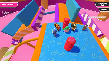 KNOCKOUT MODE INTENSE FAIL! | Fall Guys Final Round Loss 😢