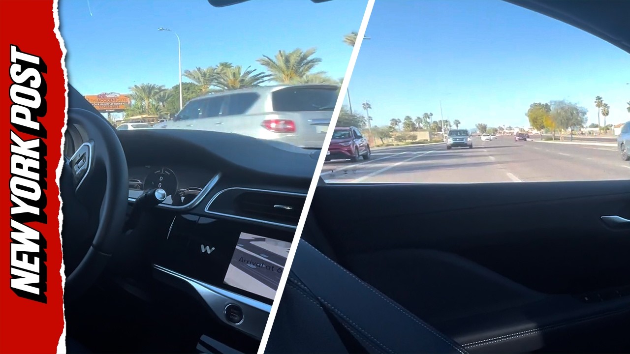 Watch: Self-Driving Waymo Freezes While Turning Left in Busy Multi-Lane Intersection