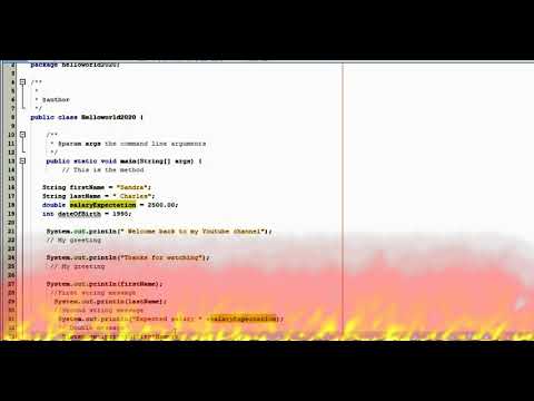 Java Tutorial: VARIABLE NAME IN JAVA