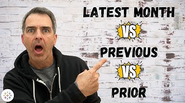 Using LODs to View the Latest, Previous and Prior Months