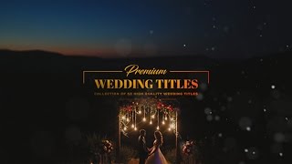 After Effects Template – Premium Wedding Titles