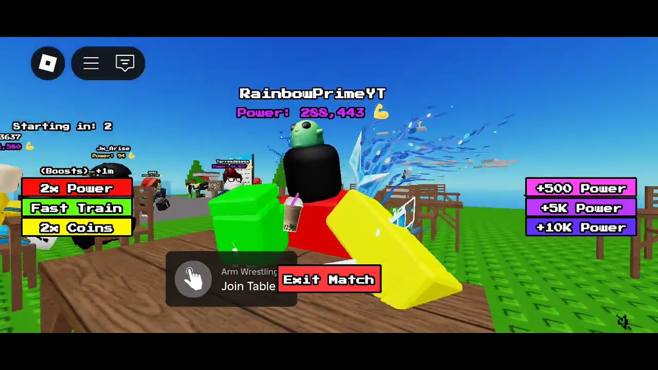 Pretending to be AFK I Arm Battles