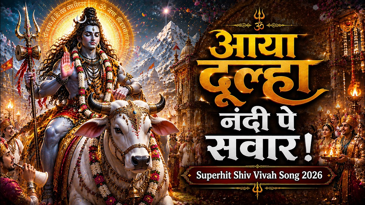 🔱 आया दूल्हा नंदी पे सवार! |Superhit Shiv Vivah Song 2026 | #bhajandhaara