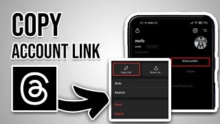 How To Copy & Share Threads Profile Link || Copy Thread Account Link[Full Guide]