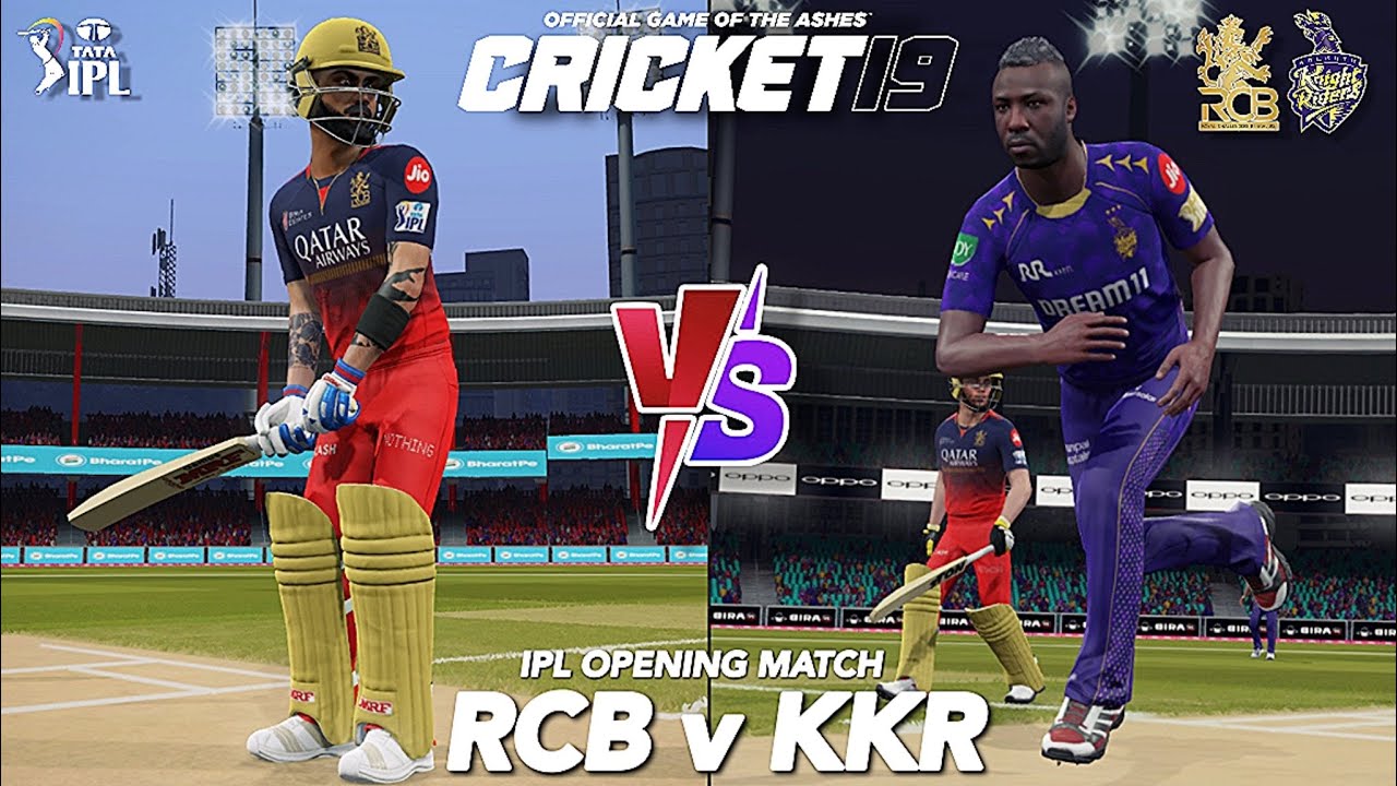 🤯🔥 RCB vs KKR • IPL Opening Match 🏆• Cricket 19 Gameplay IPL 2025