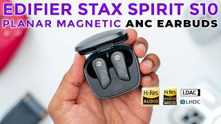 PRISTINE Audio Planar Magnetic Earbuds With ANC Edifier Stax Spirit S10 Review
