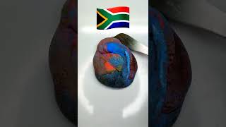 What color does mixing south African flag makes? #shorts