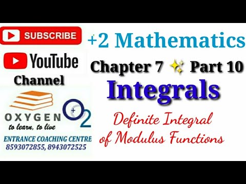 Definite Integral of Modulus Function | Integrals (Part 10)| +2 ...