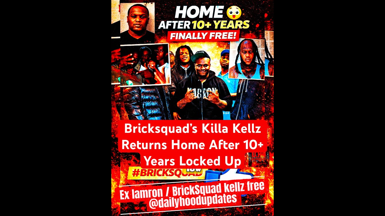Бывший участник Lamron 3hunna, член BrickSquad Келлз, освобожден после нескольких лет тюремного з...