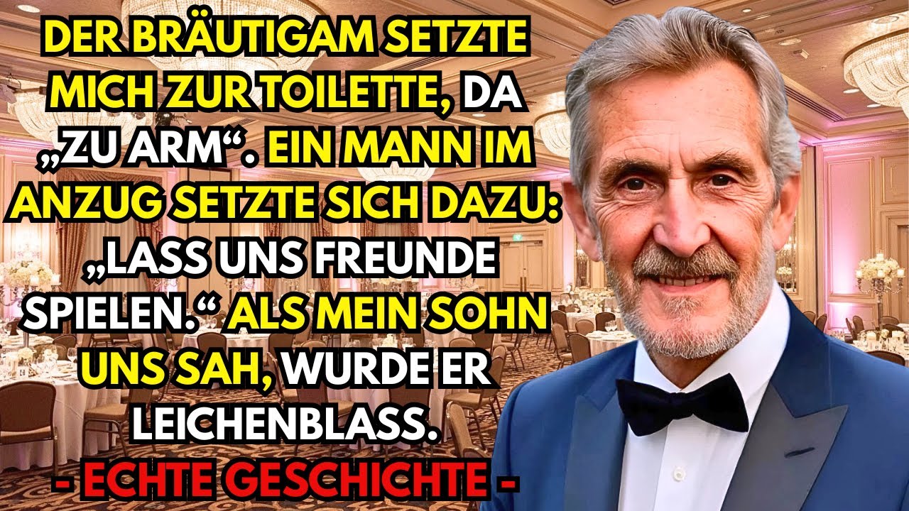 Bei der Hochzeit saß ich neben der Toilette. Doch dann setzte sich ein Mann neben mich und...
