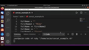 String Concatenation In Ruby