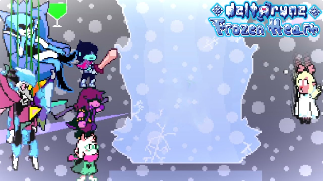 Deltarune Frozen Heart SECRET ENDING... (Noelle dies..?) YouTube