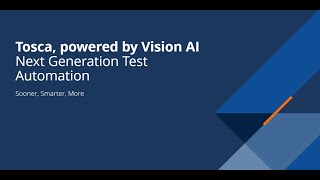 Tosca's Vision AI - create automated test cases against applications running inside Citrix
