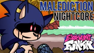 Malediction (Nightcore) | Friday Night Funkin' Vs Curse | Sonic.exe 3.0 Restored