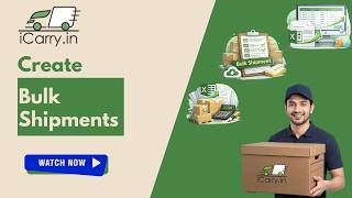 How to Create Bulk Shipments in iCarry in  Excel Upload Step by Step Guide Amazon, Shopify & CSV