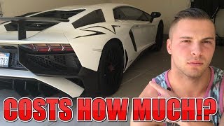 How Much Does It Cost To Own A LAMBORGHINI AVENTADOR SV? **$500,000 Price**