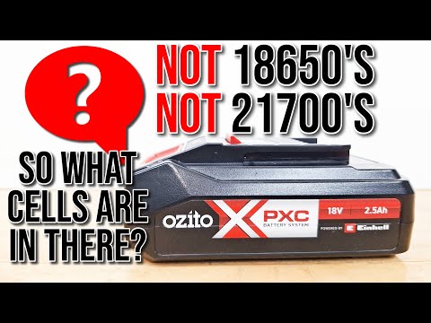 OZITO Battery Teardown. What Cells are Ozito Using?