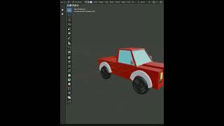 Speed Modeling Low Poly Truck