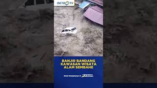 Video Amatir Banjir Bandang Kawasan Wisata Alam Sembahe #shorts screenshot 5