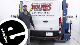 etrailer | Curt TConnector Vehicle Wiring Harness Installation  2022 Ford Transit T250