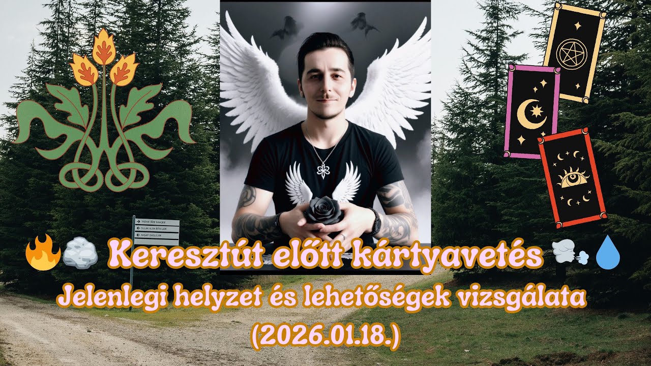 🔥🪨Keresztút előtt kártyavetés💨💧(2026.01.18.) Jelen és lehetőségek 